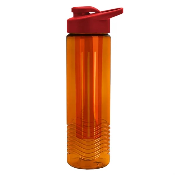 Wave 24 oz. Slim Cylinder Wave Design with Drink thru lid... from ASI 40480 Koozie Group