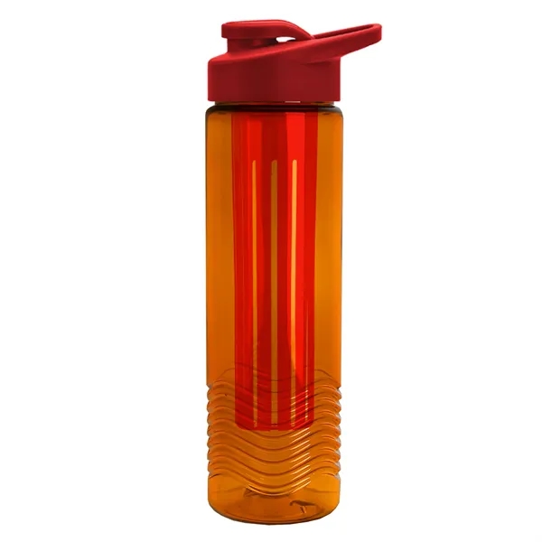 Wave 24 oz. Slim Cylinder Wave Design with Drink thru lid... from ASI 40480 Koozie Group