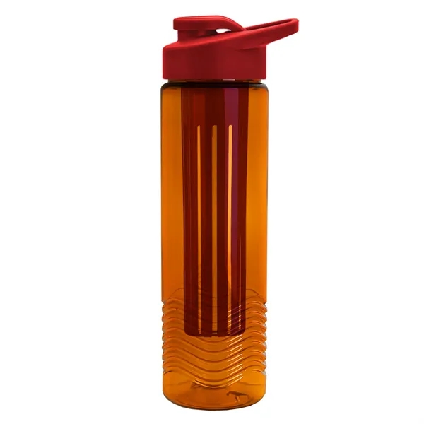 Wave 24 oz. Slim Cylinder Wave Design with Drink thru lid... from ASI 40480 Koozie Group