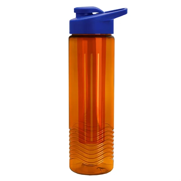 Wave 24 oz. Slim Cylinder Wave Design with Drink thru lid... from ASI 40480 Koozie Group