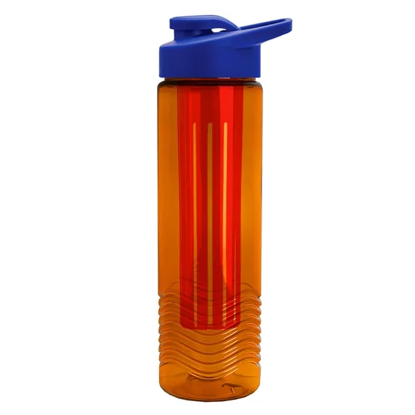 Wave 24 oz. Slim Cylinder Wave Design with Drink thru lid... from ASI 40480 Koozie Group
