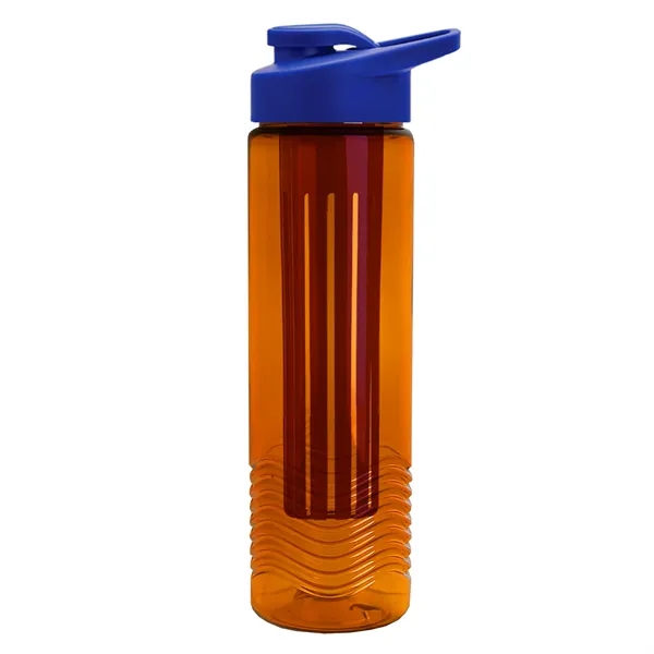 Wave 24 oz. Slim Cylinder Wave Design with Drink thru lid... from ASI 40480 Koozie Group