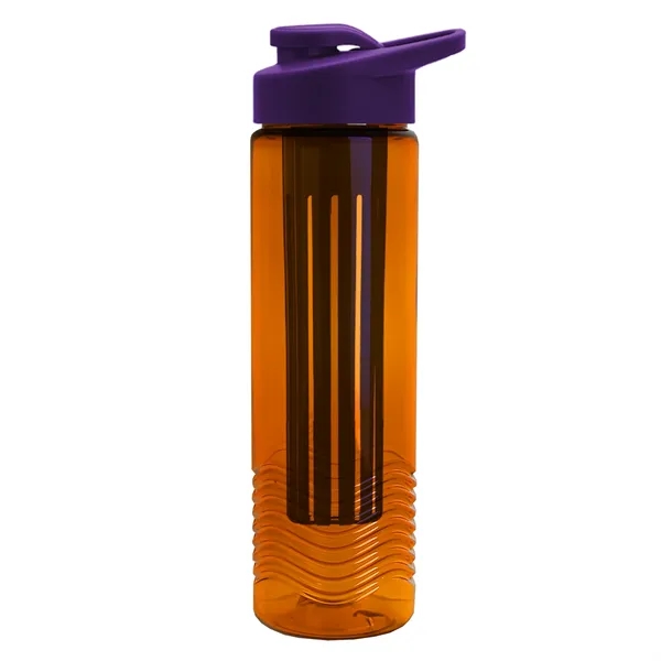Wave 24 oz. Slim Cylinder Wave Design with Drink thru lid... from ASI 40480 Koozie Group
