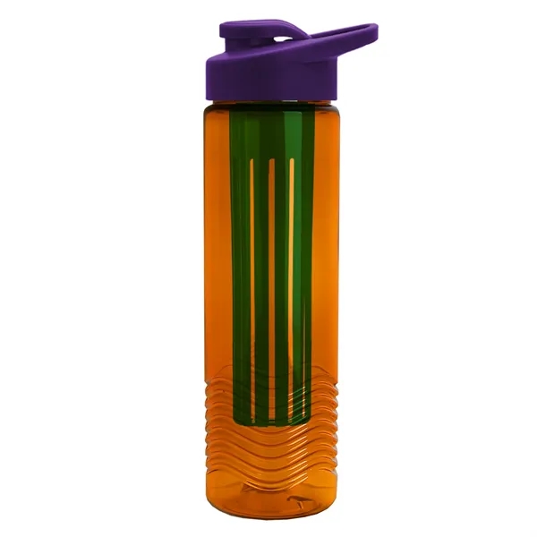 Wave 24 oz. Slim Cylinder Wave Design with Drink thru lid... from ASI 40480 Koozie Group