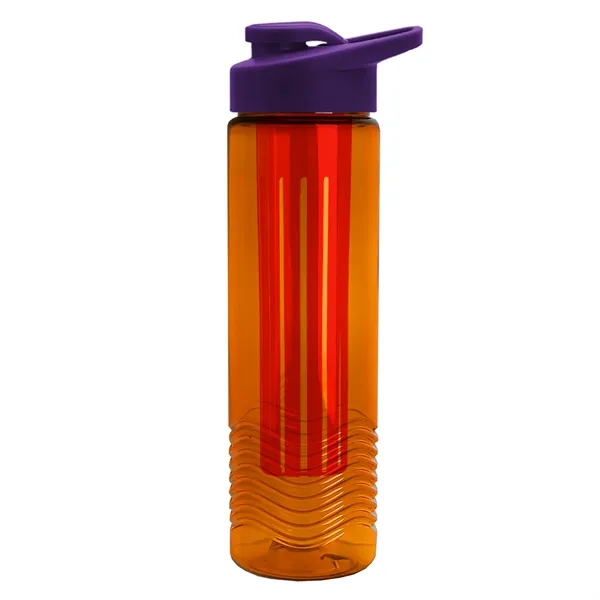 Wave 24 oz. Slim Cylinder Wave Design with Drink thru lid... from ASI 40480 Koozie Group