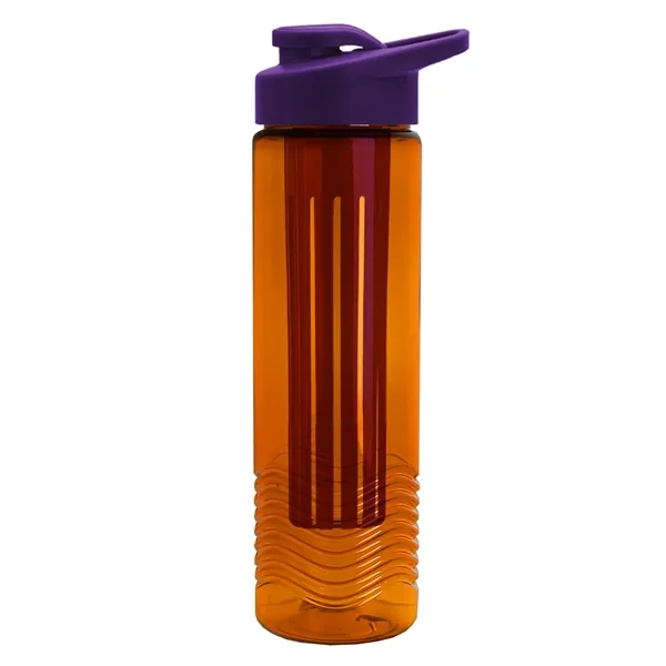 Wave 24 oz. Slim Cylinder Wave Design with Drink thru lid... from ASI 40480 Koozie Group