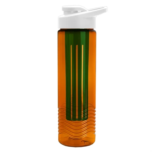 Wave 24 oz. Slim Cylinder Wave Design with Drink thru lid... from ASI 40480 Koozie Group