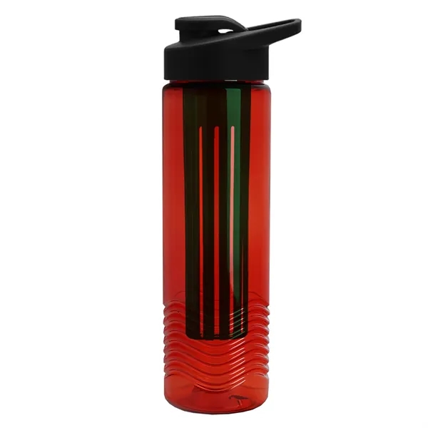 Wave 24 oz. Slim Cylinder Wave Design with Drink thru lid... from ASI 40480 Koozie Group