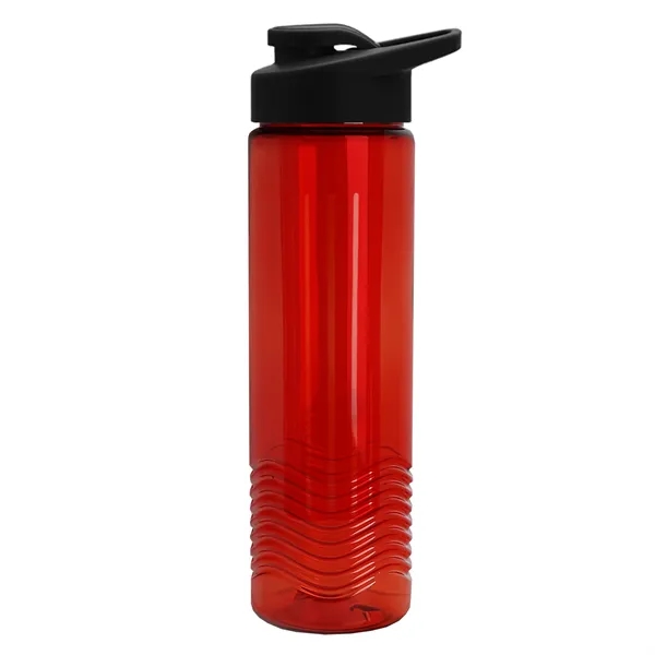 Wave 24 oz. Slim Cylinder Wave Design with Drink thru lid... from ASI 40480 Koozie Group