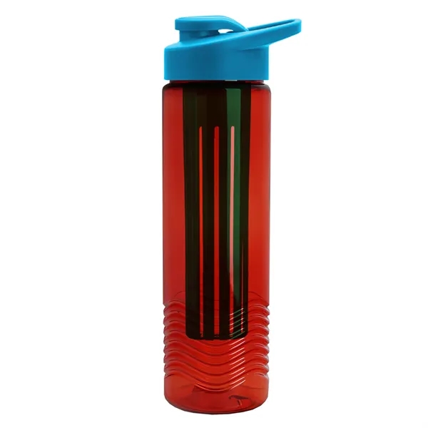 Wave 24 oz. Slim Cylinder Wave Design with Drink thru lid... from ASI 40480 Koozie Group