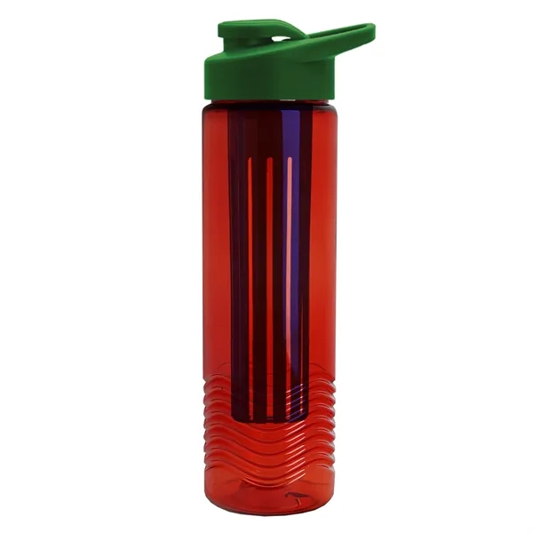 Wave 24 oz. Slim Cylinder Wave Design with Drink thru lid... from ASI 40480 Koozie Group