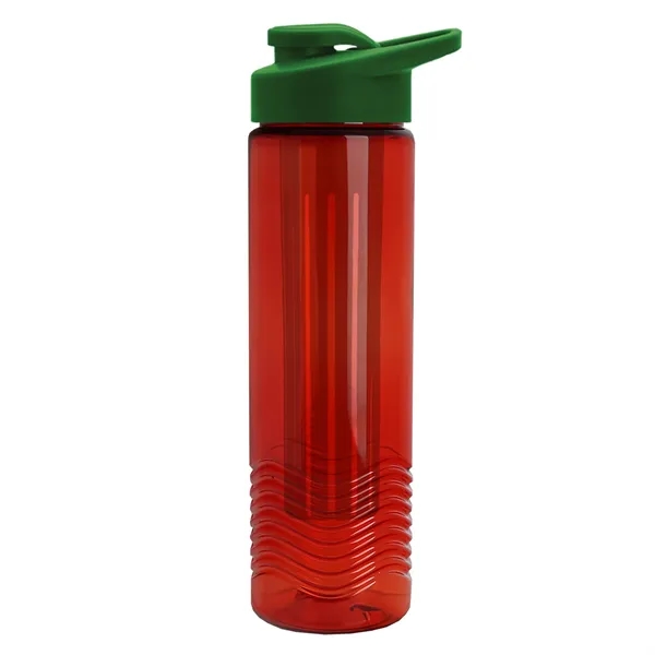 Wave 24 oz. Slim Cylinder Wave Design with Drink thru lid... from ASI 40480 Koozie Group