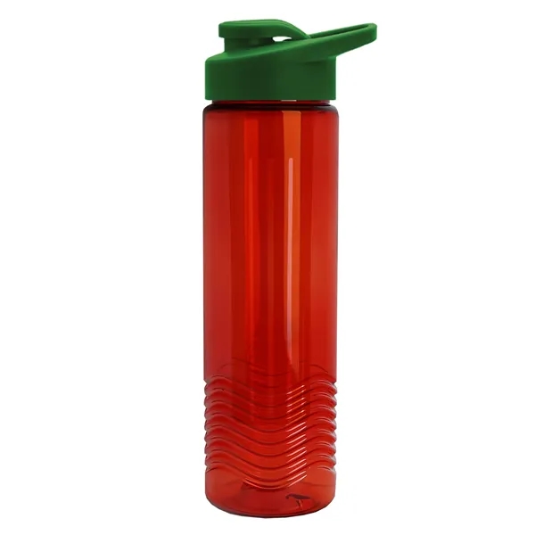 Wave 24 oz. Slim Cylinder Wave Design with Drink thru lid... from ASI 40480 Koozie Group