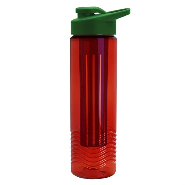 Wave 24 oz. Slim Cylinder Wave Design with Drink thru lid... from ASI 40480 Koozie Group