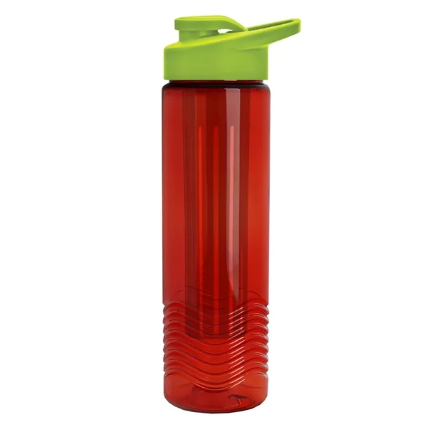 Wave 24 oz. Slim Cylinder Wave Design with Drink thru lid... from ASI 40480 Koozie Group