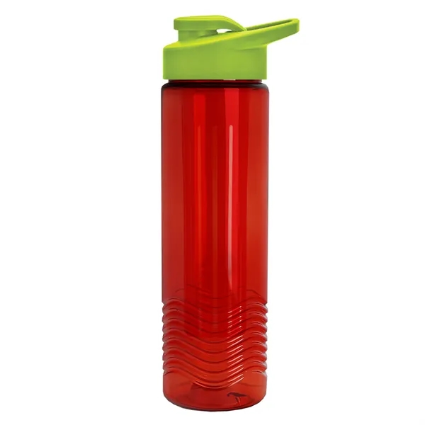 Wave 24 oz. Slim Cylinder Wave Design with Drink thru lid... from ASI 40480 Koozie Group