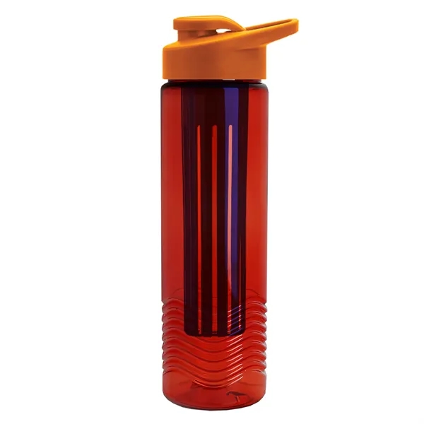 Wave 24 oz. Slim Cylinder Wave Design with Drink thru lid... from ASI 40480 Koozie Group