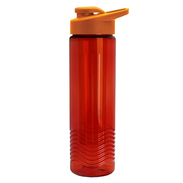 Wave 24 oz. Slim Cylinder Wave Design with Drink thru lid... from ASI 40480 Koozie Group