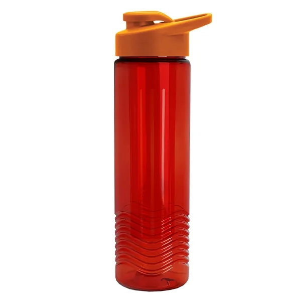 Wave 24 oz. Slim Cylinder Wave Design with Drink thru lid... from ASI 40480 Koozie Group