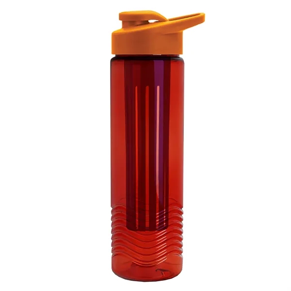 Wave 24 oz. Slim Cylinder Wave Design with Drink thru lid... from ASI 40480 Koozie Group