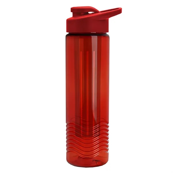 Wave 24 oz. Slim Cylinder Wave Design with Drink thru lid... from ASI 40480 Koozie Group
