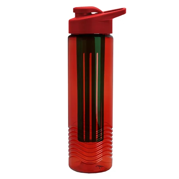Wave 24 oz. Slim Cylinder Wave Design with Drink thru lid... from ASI 40480 Koozie Group