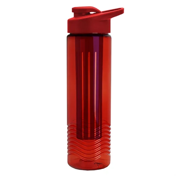 Wave 24 oz. Slim Cylinder Wave Design with Drink thru lid... from ASI 40480 Koozie Group