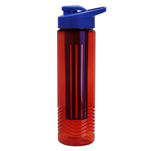 Wave 24 oz. Slim Cylinder Wave Design with Drink thru lid... from ASI 40480 Koozie Group