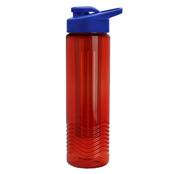 Wave 24 oz. Slim Cylinder Wave Design with Drink thru lid... from ASI 40480 Koozie Group