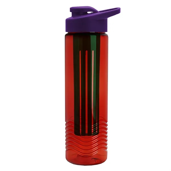 Wave 24 oz. Slim Cylinder Wave Design with Drink thru lid... from ASI 40480 Koozie Group
