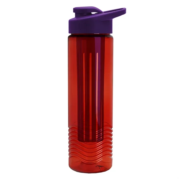 Wave 24 oz. Slim Cylinder Wave Design with Drink thru lid... from ASI 40480 Koozie Group