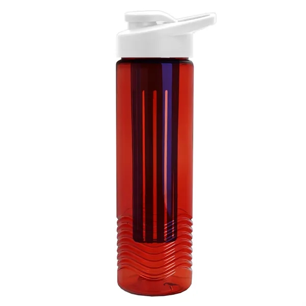 Wave 24 oz. Slim Cylinder Wave Design with Drink thru lid... from ASI 40480 Koozie Group