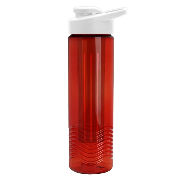 Wave 24 oz. Slim Cylinder Wave Design with Drink thru lid... from ASI 40480 Koozie Group