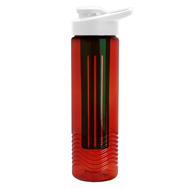 Wave 24 oz. Slim Cylinder Wave Design with Drink thru lid... from ASI 40480 Koozie Group