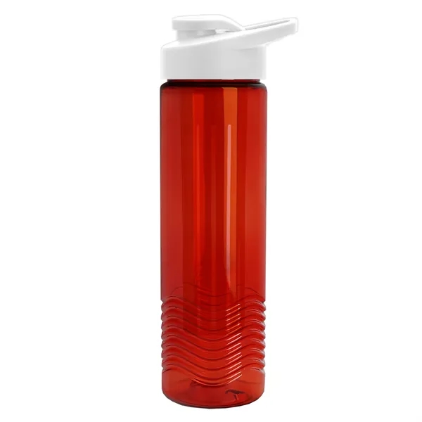 Wave 24 oz. Slim Cylinder Wave Design with Drink thru lid... from ASI 40480 Koozie Group