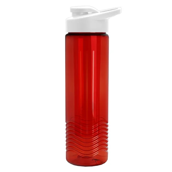 Wave 24 oz. Slim Cylinder Wave Design with Drink thru lid... from ASI 40480 Koozie Group