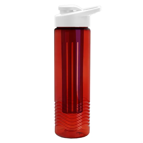 Wave 24 oz. Slim Cylinder Wave Design with Drink thru lid... from ASI 40480 Koozie Group