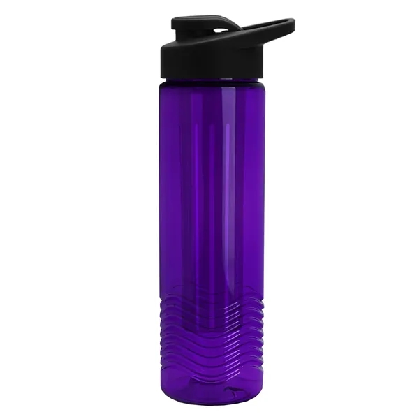 Wave 24 oz. Slim Cylinder Wave Design with Drink thru lid... from ASI 40480 Koozie Group