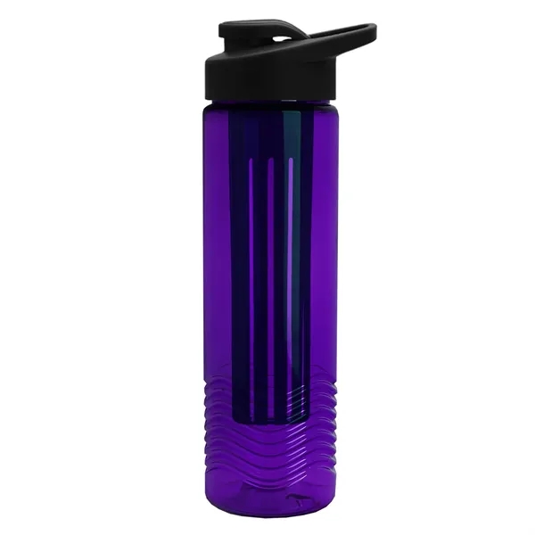 Wave 24 oz. Slim Cylinder Wave Design with Drink thru lid... from ASI 40480 Koozie Group