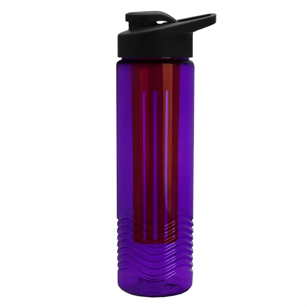 Wave 24 oz. Slim Cylinder Wave Design with Drink thru lid... from ASI 40480 Koozie Group