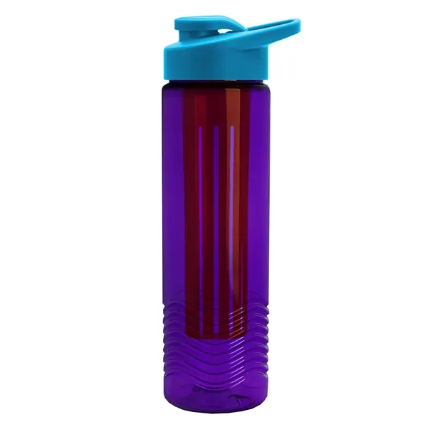 Wave 24 oz. Slim Cylinder Wave Design with Drink thru lid... from ASI 40480 Koozie Group
