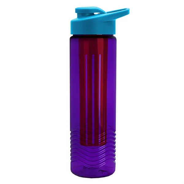 Wave 24 oz. Slim Cylinder Wave Design with Drink thru lid... from ASI 40480 Koozie Group