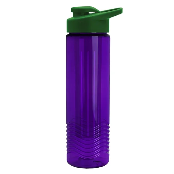 Wave 24 oz. Slim Cylinder Wave Design with Drink thru lid... from ASI 40480 Koozie Group