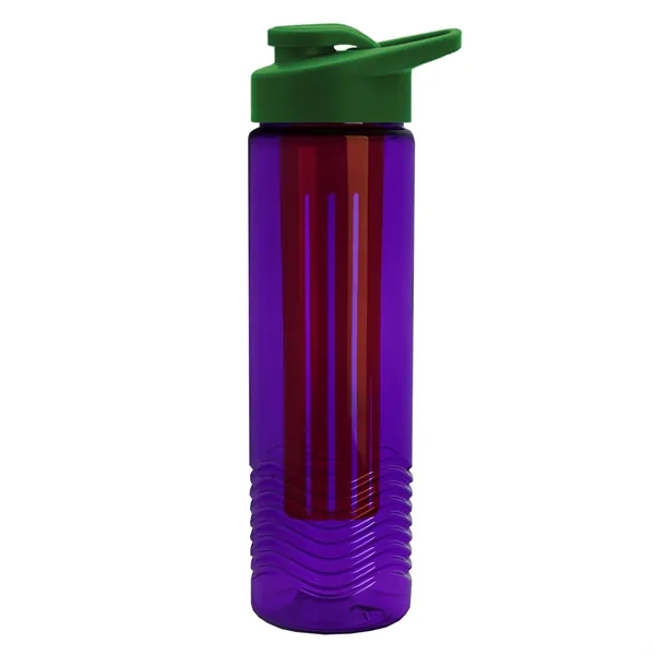 Wave 24 oz. Slim Cylinder Wave Design with Drink thru lid... from ASI 40480 Koozie Group