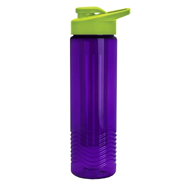 Wave 24 oz. Slim Cylinder Wave Design with Drink thru lid... from ASI 40480 Koozie Group