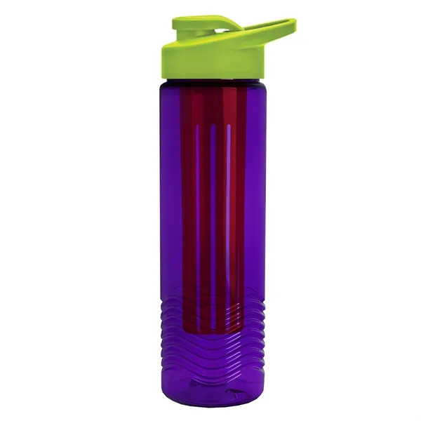 Wave 24 oz. Slim Cylinder Wave Design with Drink thru lid... from ASI 40480 Koozie Group