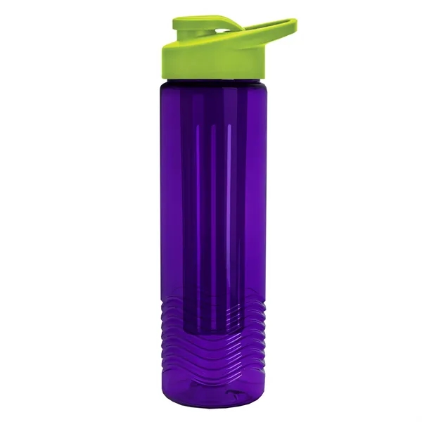Wave 24 oz. Slim Cylinder Wave Design with Drink thru lid... from ASI 40480 Koozie Group