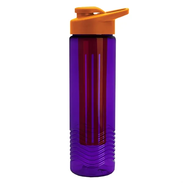 Wave 24 oz. Slim Cylinder Wave Design with Drink thru lid... from ASI 40480 Koozie Group