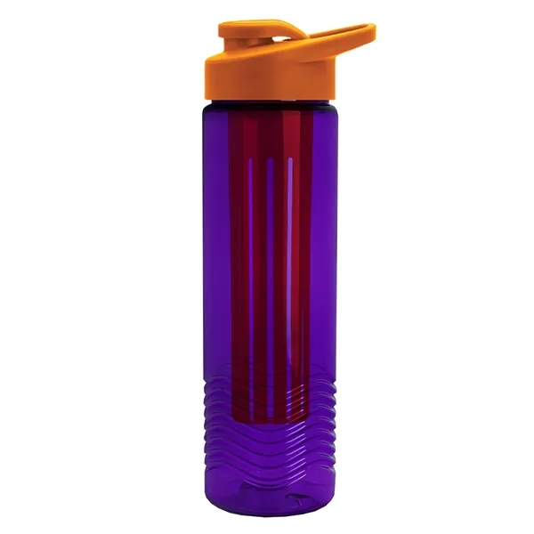 Wave 24 oz. Slim Cylinder Wave Design with Drink thru lid... from ASI 40480 Koozie Group