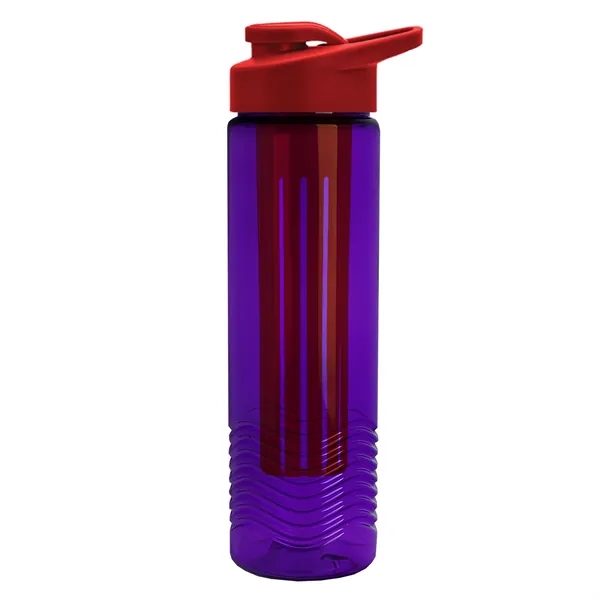 Wave 24 oz. Slim Cylinder Wave Design with Drink thru lid... from ASI 40480 Koozie Group